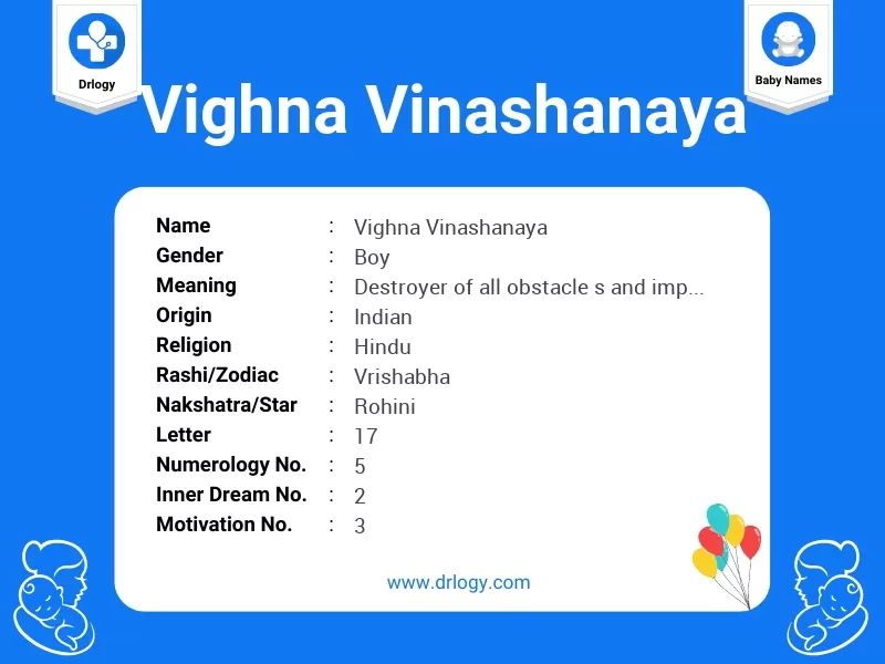 Vighna Vinashanaya Name Meaning